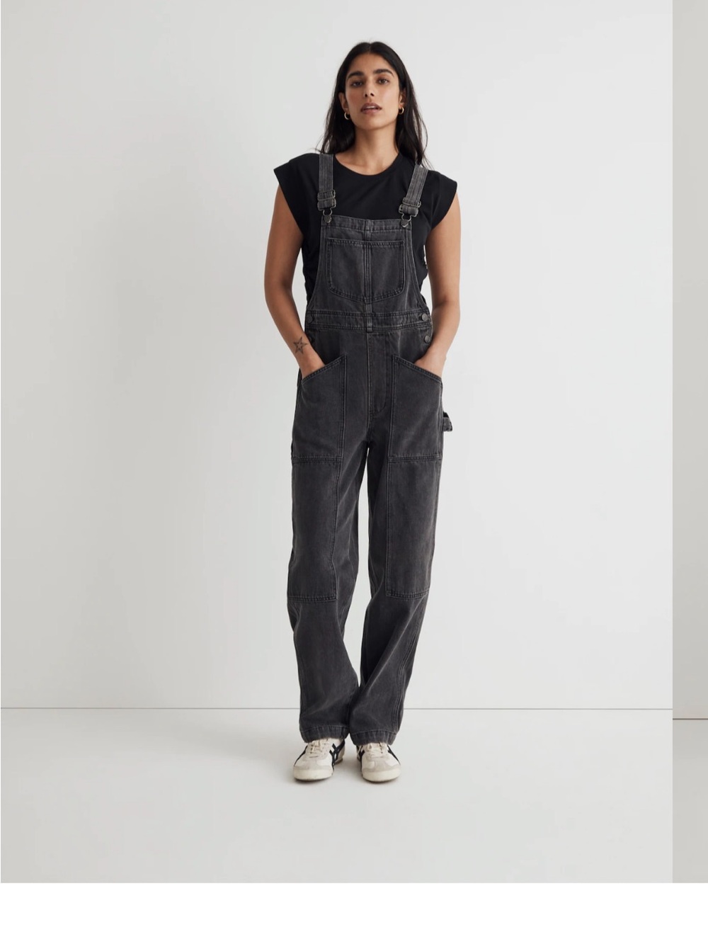 Madewell Denim Oversized Carpenter Overalls